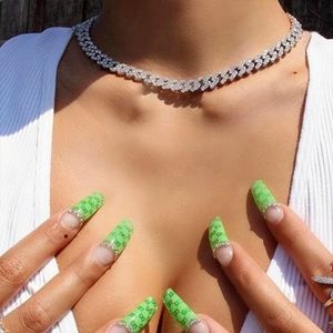 Gold Plated Iced Out Cuban Link Necklace